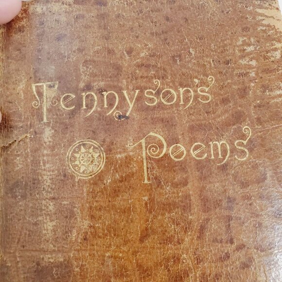 Antique Victorian Book 1860 - 1970 Alfred Tennyson Poems - Picture 12 of 13